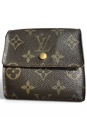 Louis Vuitton Monogram Elise Trifold Wallet SP0024 Made in France
